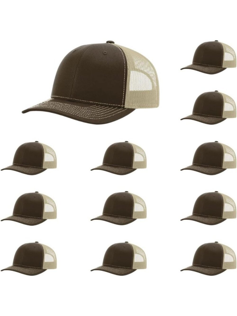 Classic Six-Panel Adjustable Snapback Trucker Cap - Stylish & Versatile Headwear